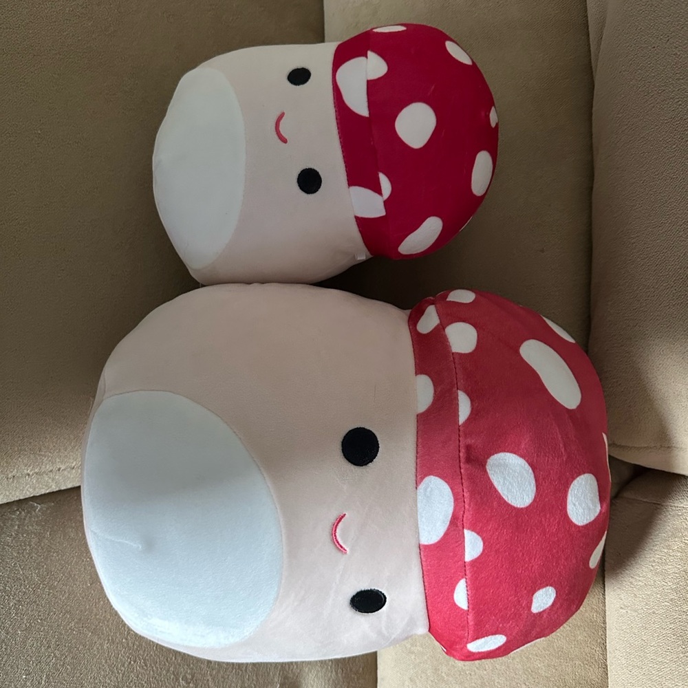 Cute Mushroom Plush Set